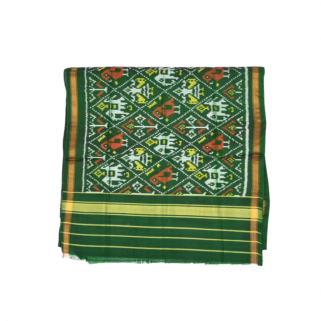 Patola Handloom Silk Stole: A Tapestry of Tradition