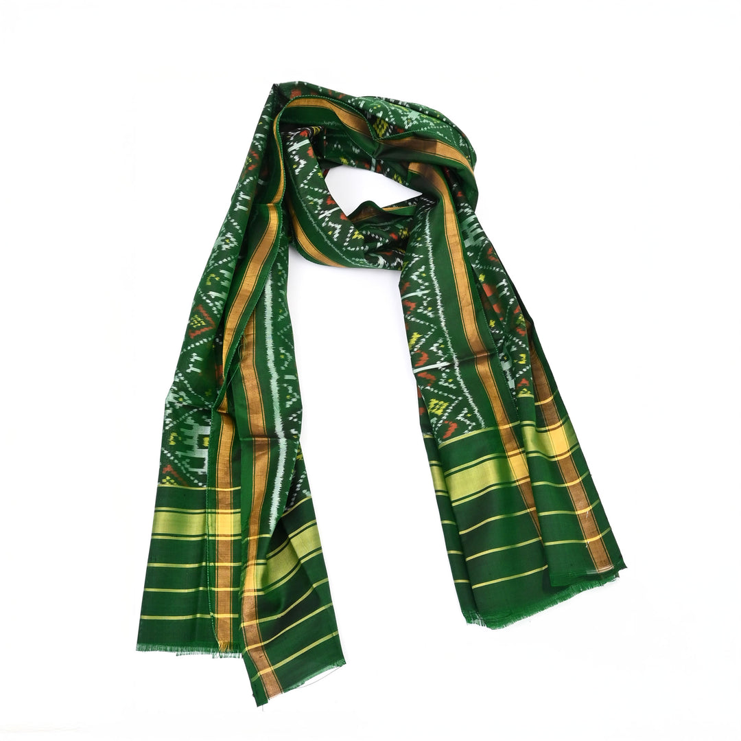 Patola Handloom Silk Stole: A Tapestry of Tradition