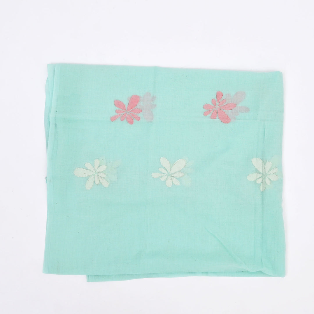 Light Green Pure Cotton Handloom Dupatta