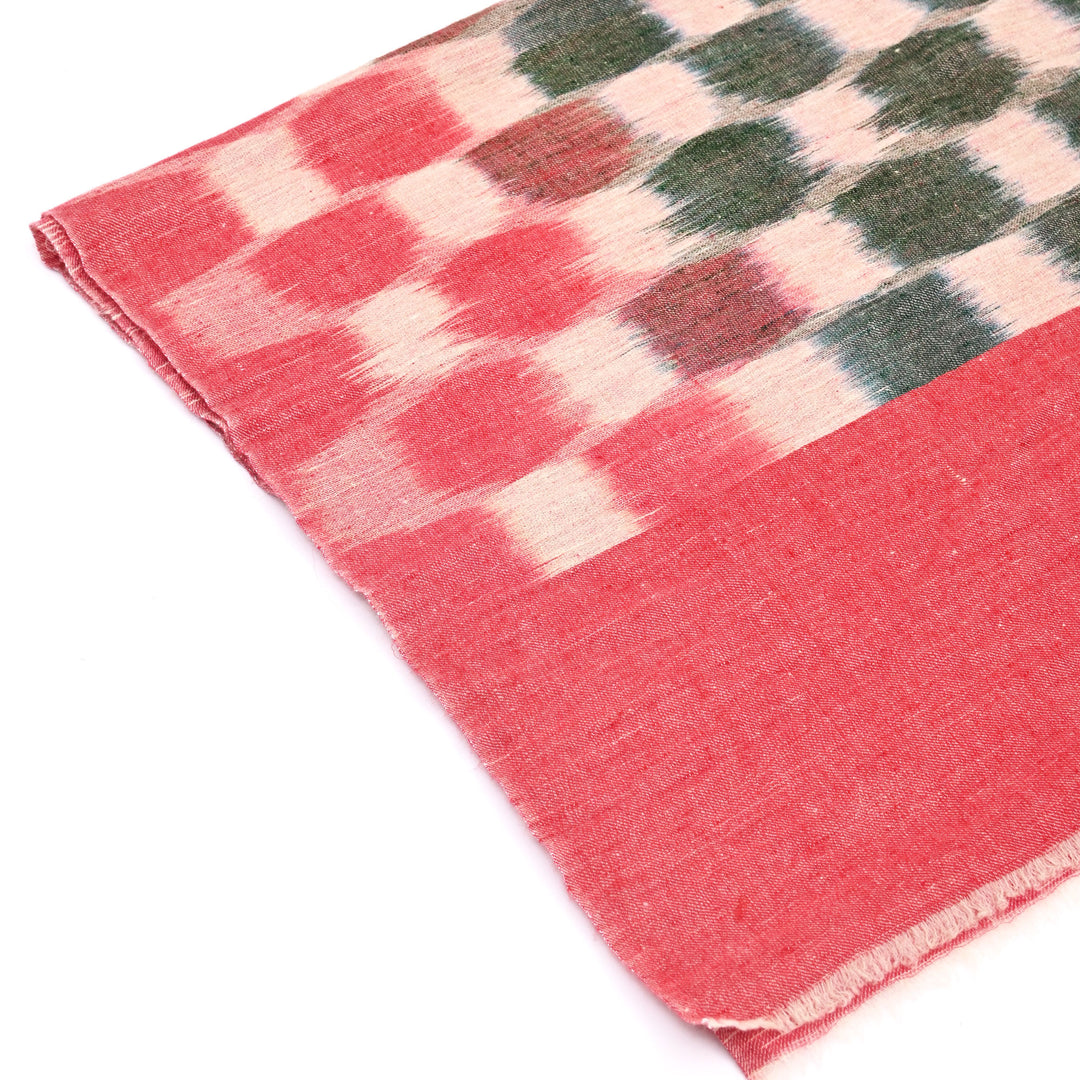 Reversible Ikat Pashmina Stole - Multi-Color