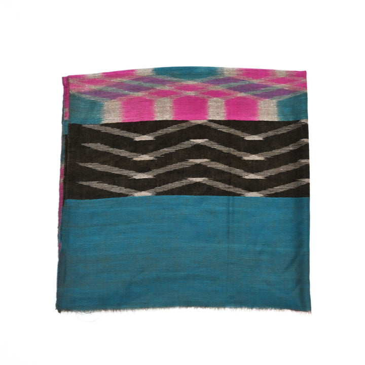 Sozni Pashmina Shawl - Handcrafted Kashmiri Art | Multicolour