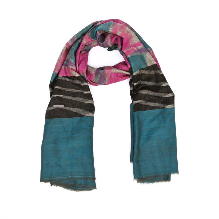Sozni Pashmina Shawl - Handcrafted Kashmiri Art | Multicolour