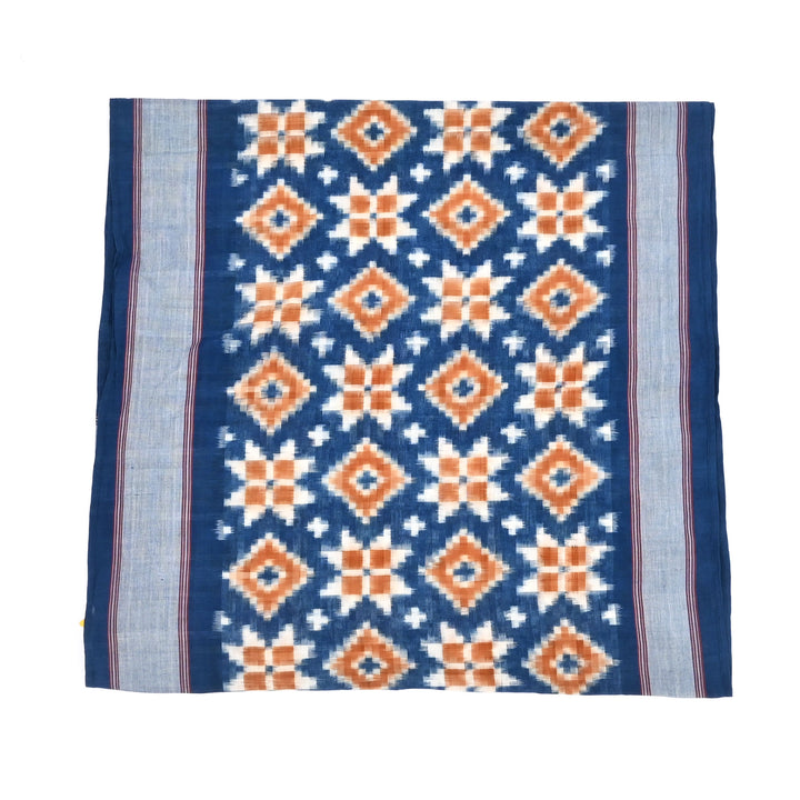 Handwoven Double Ikkat Cotton Stole