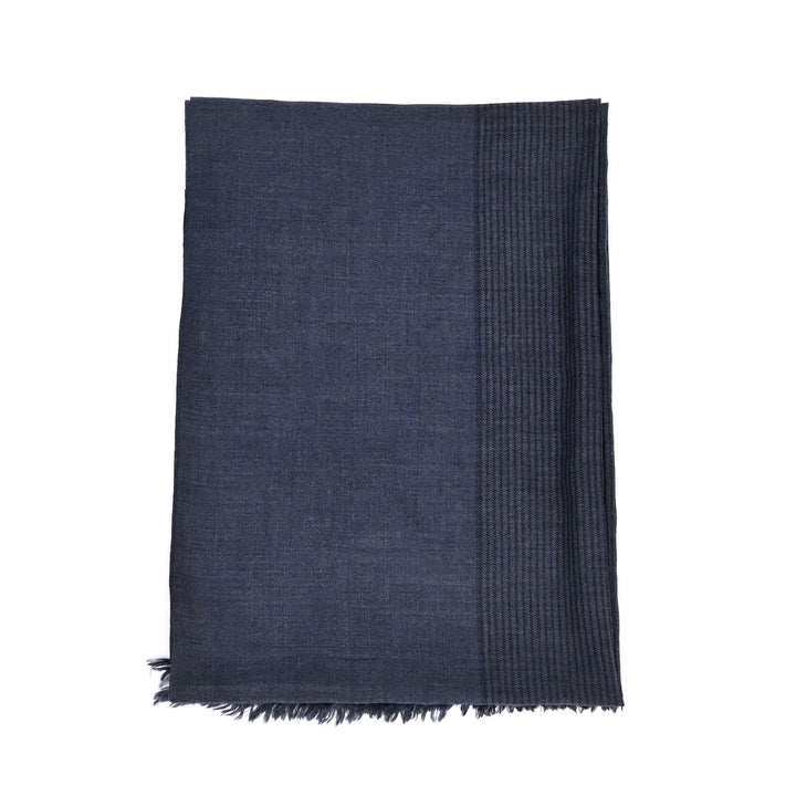 Kullu Handwoven Wool Shawl – Smoky Grey