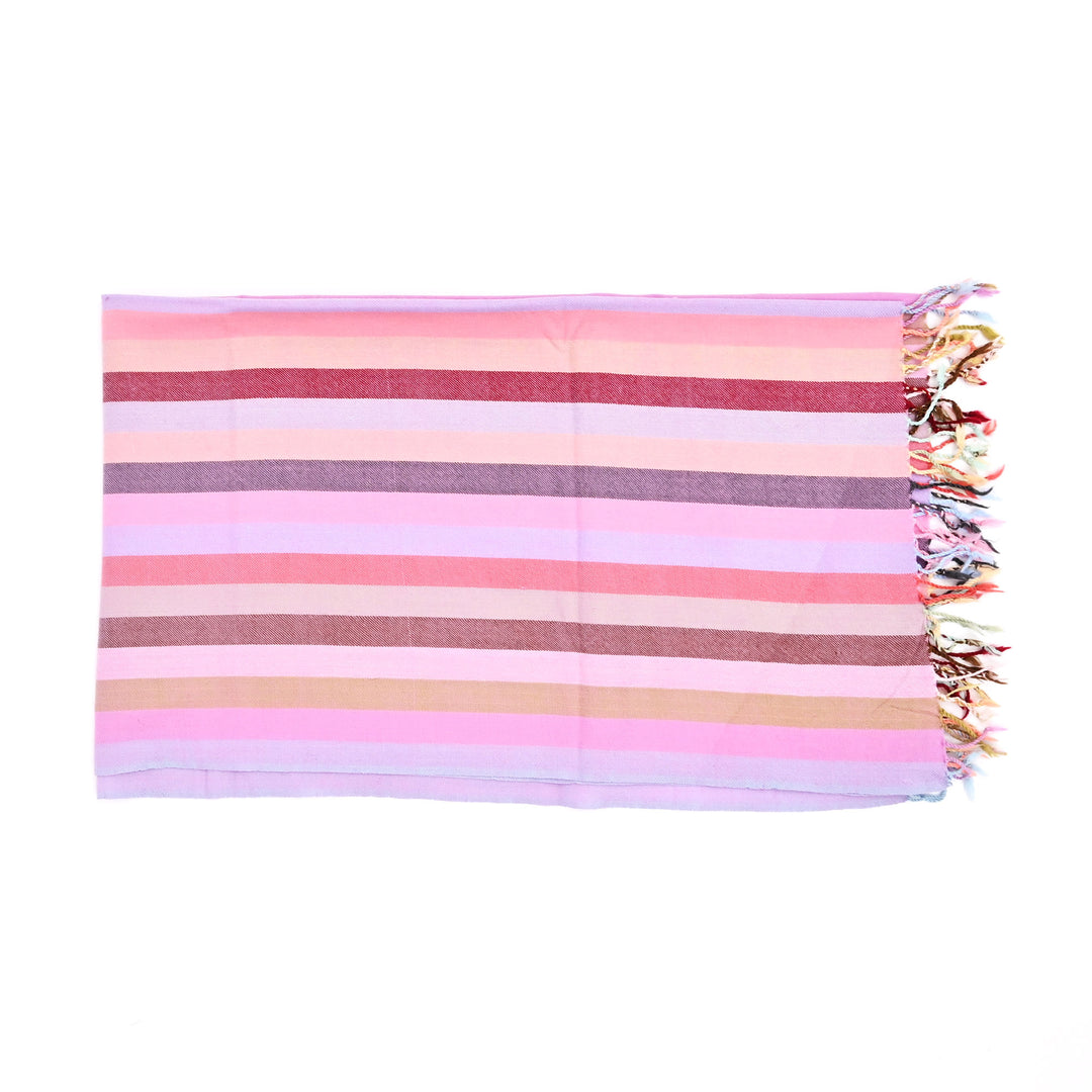 Multicolor Handwoven Merino Wool Stole