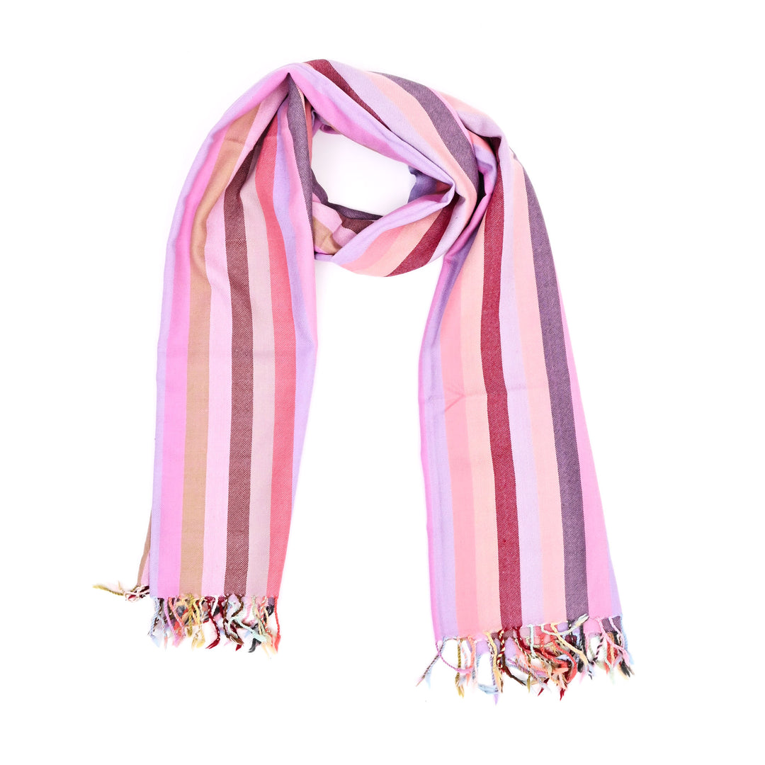 Multicolor Handwoven Merino Wool Stole