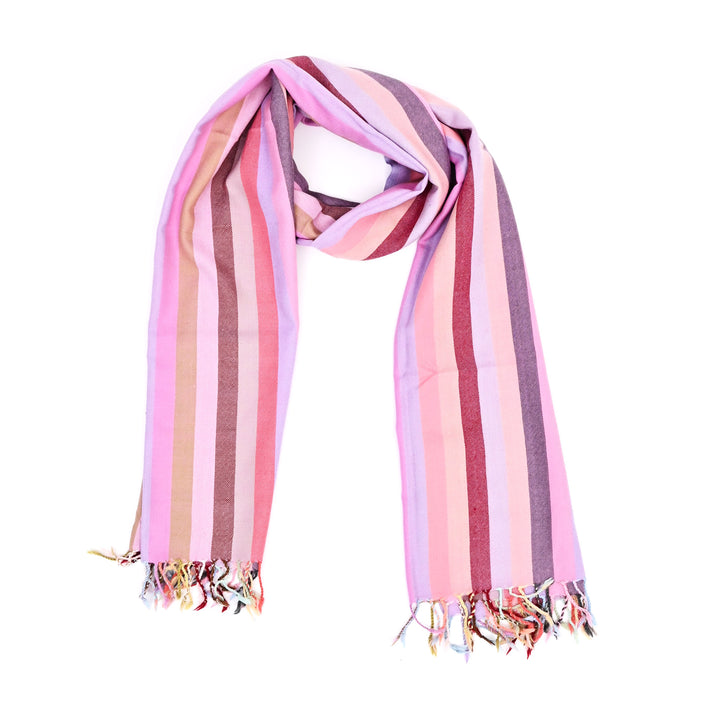 Multicolor Handwoven Merino Wool Stole