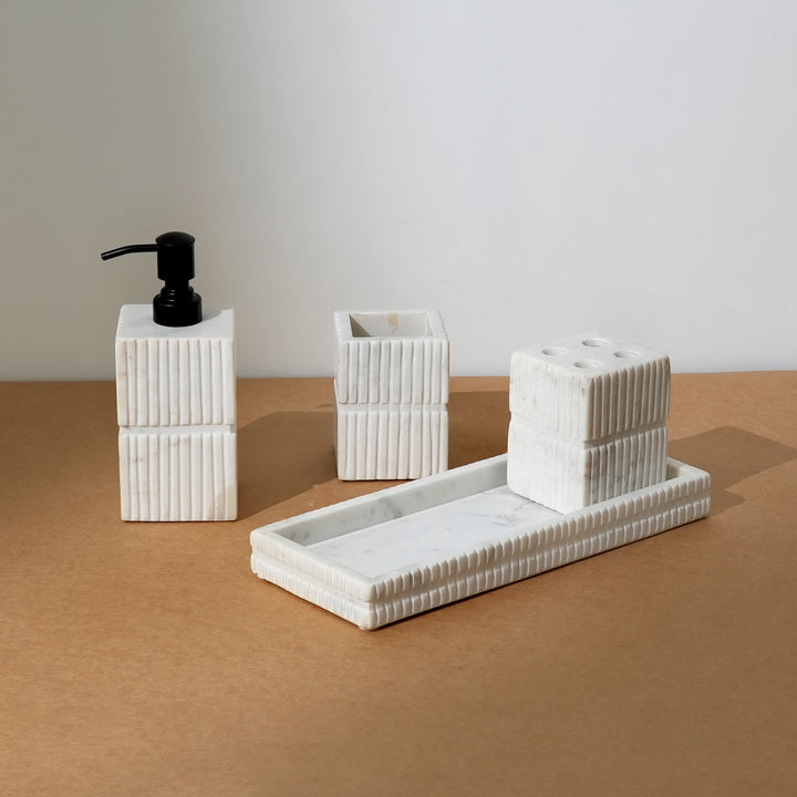 Handcrafted Marble Bathroom Set 1