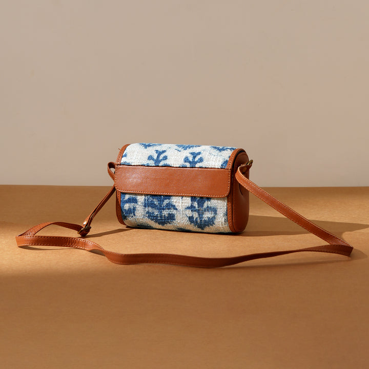 Handcrafted Ikat Fiber Sling Clutch