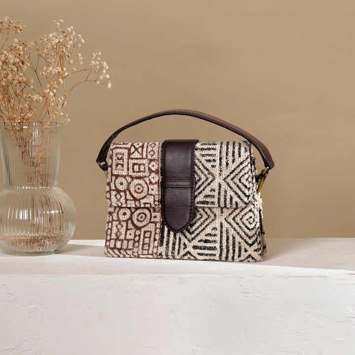 Handcrafted Floral Mini Sling Bag