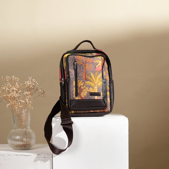 Tiger & Jungle Print Mini Backpack
