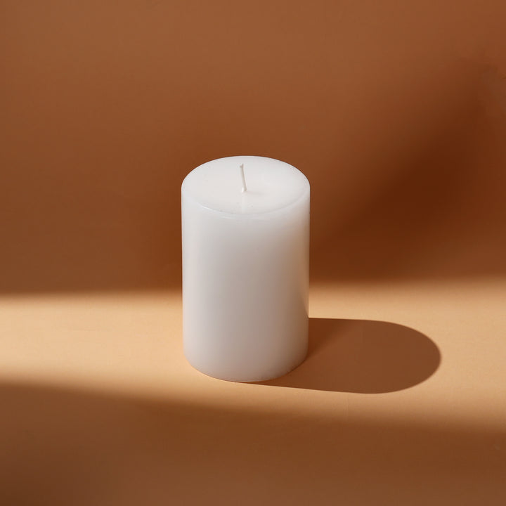 White Pillar Candle Set – Set of 3