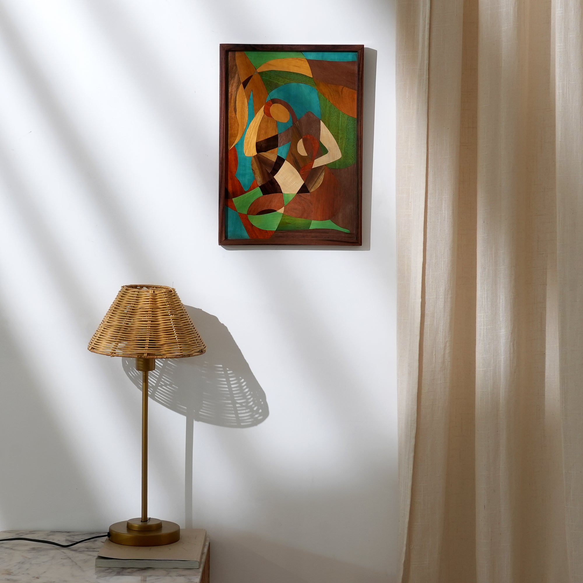 Mother & Child Wood Art - Natural Handcrafted Sculpture