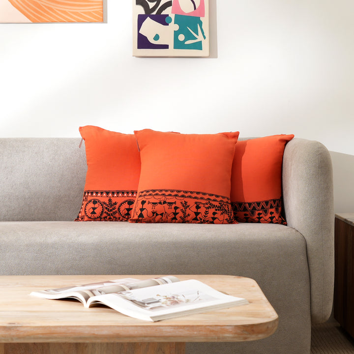Cotton Cushion Covers - 3 Pc Set for Home