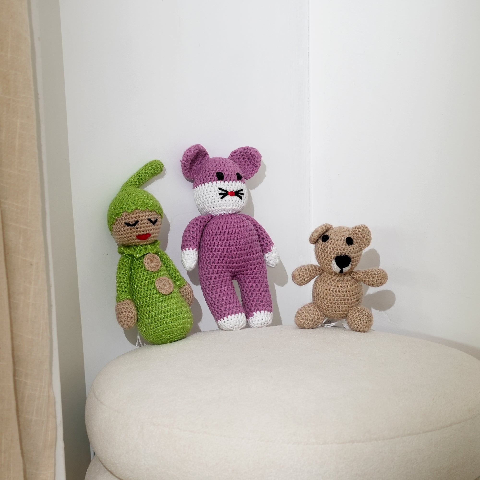 Handmade Crochet Teddy Bear – Customisable Gift Toy
