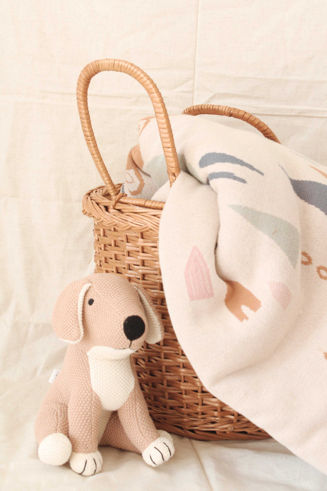 Duke the Dog Soft Plush Toy for Kids Cuddly and Comfortable