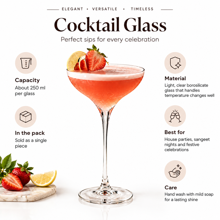 Expobazaar Snack Ville Cocktail Glass 250 ml