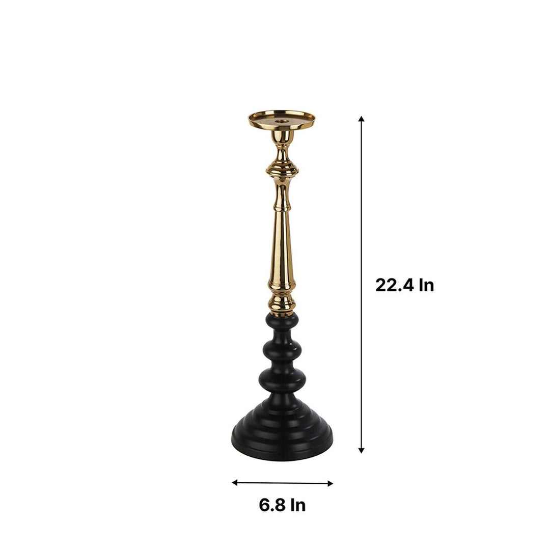 Lydia Pillar Candle Holder| Majestic Candle Holder for Stylish Ambiance