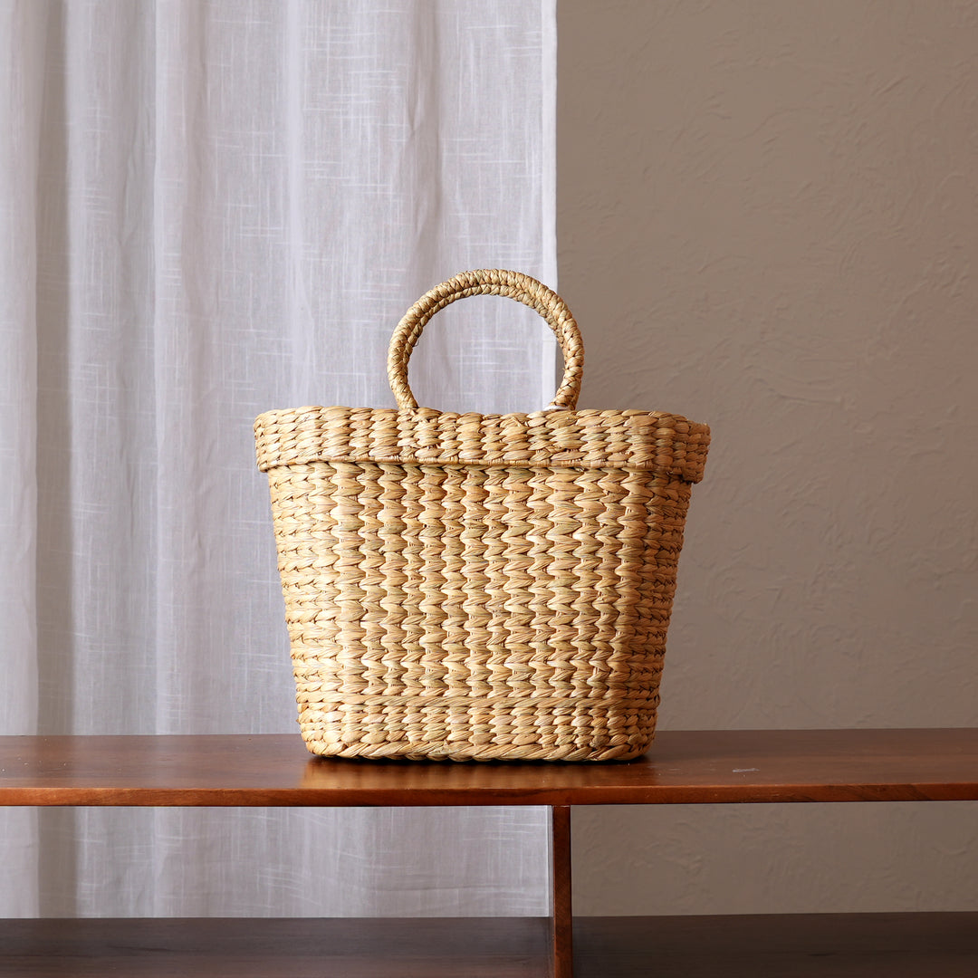 Handwoven Fancy Kauna Basket