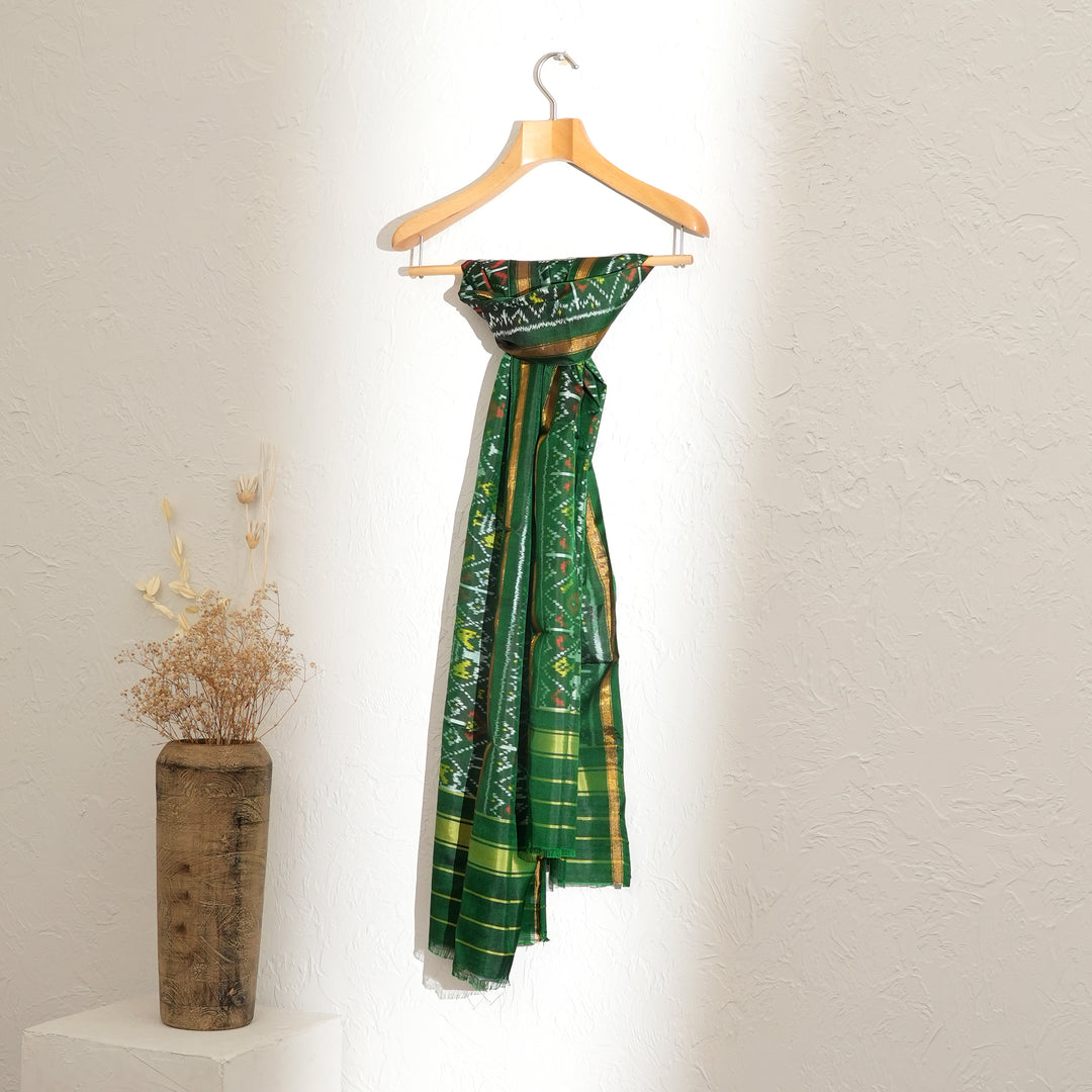Patola Handloom Silk Stole: A Tapestry of Tradition