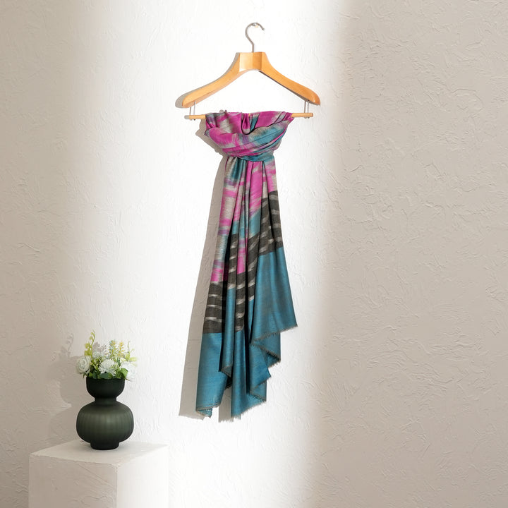 Sozni Pashmina Shawl - Handcrafted Kashmiri Art | Multicolour
