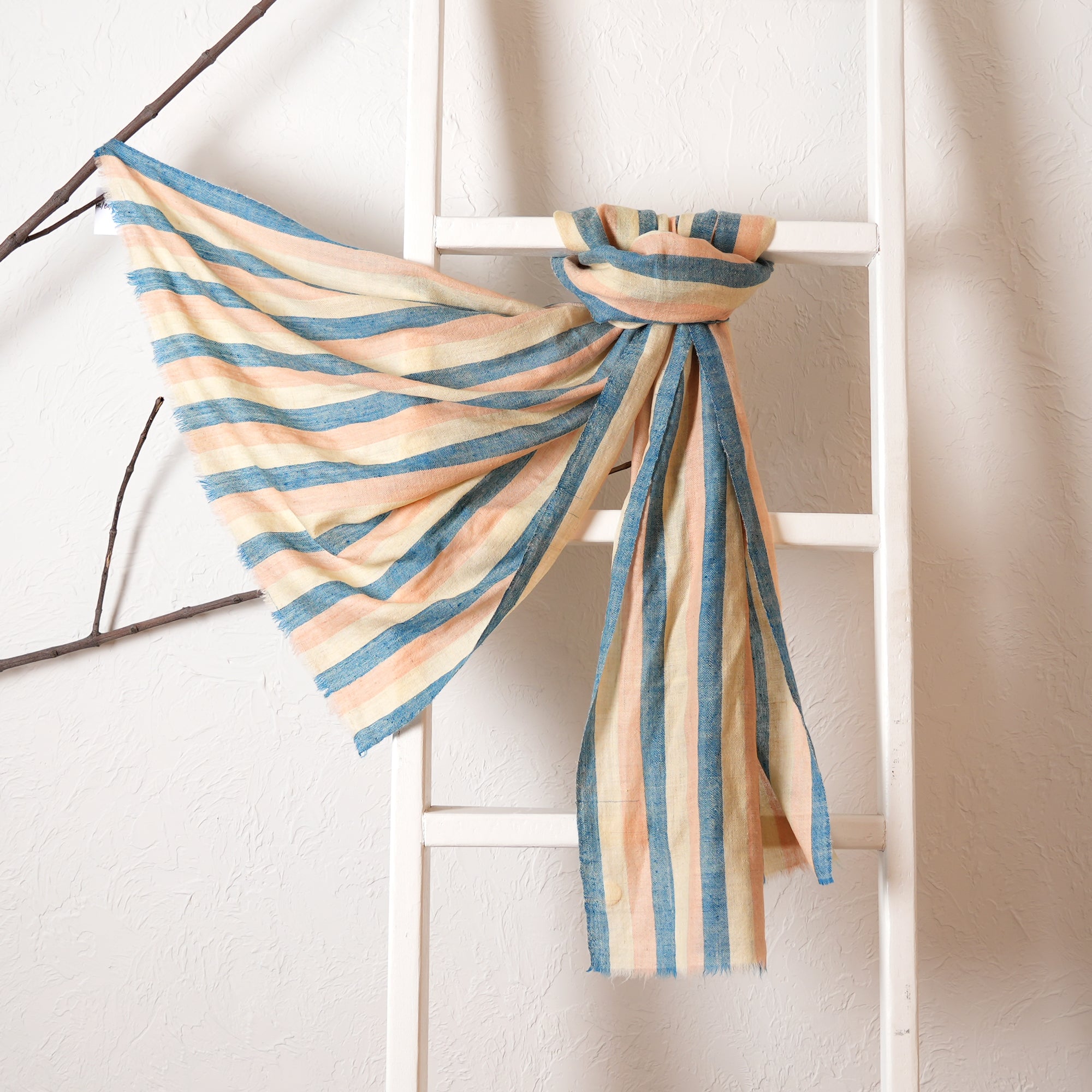Pashmina Stripes Stole - Multi-Color Luxury