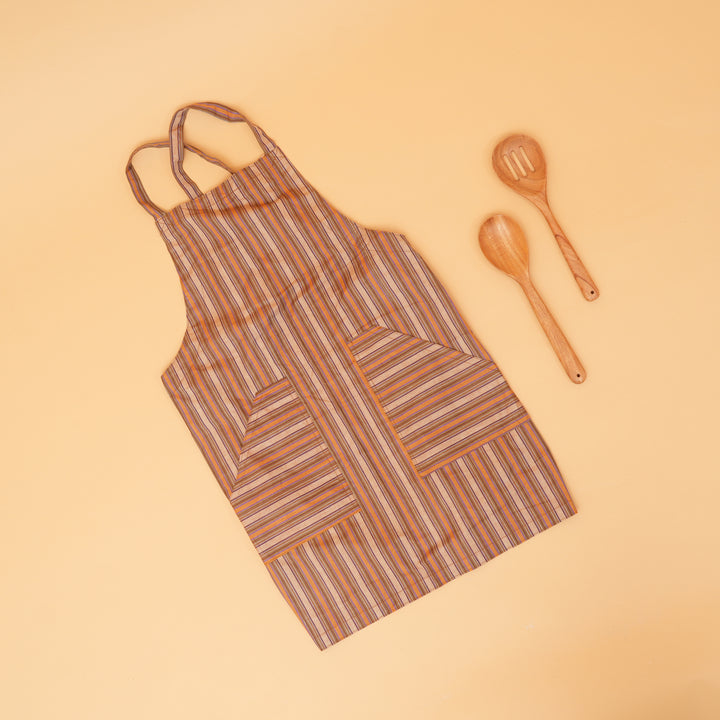 Handloom Cotton Apron Set – set of 2