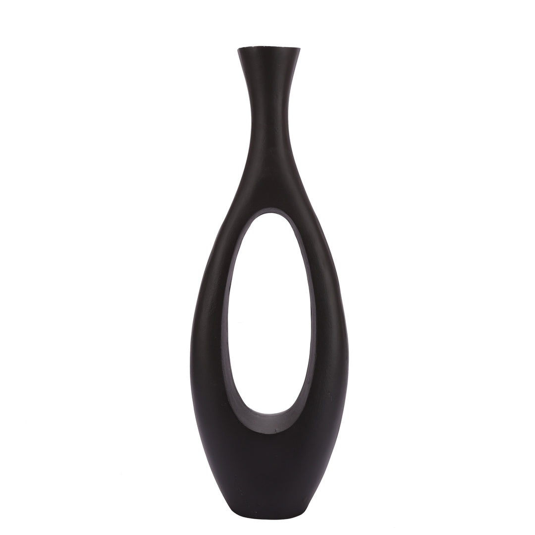 Expobazaar Oblong Raw Black Tone (Small) Aluminium Floor