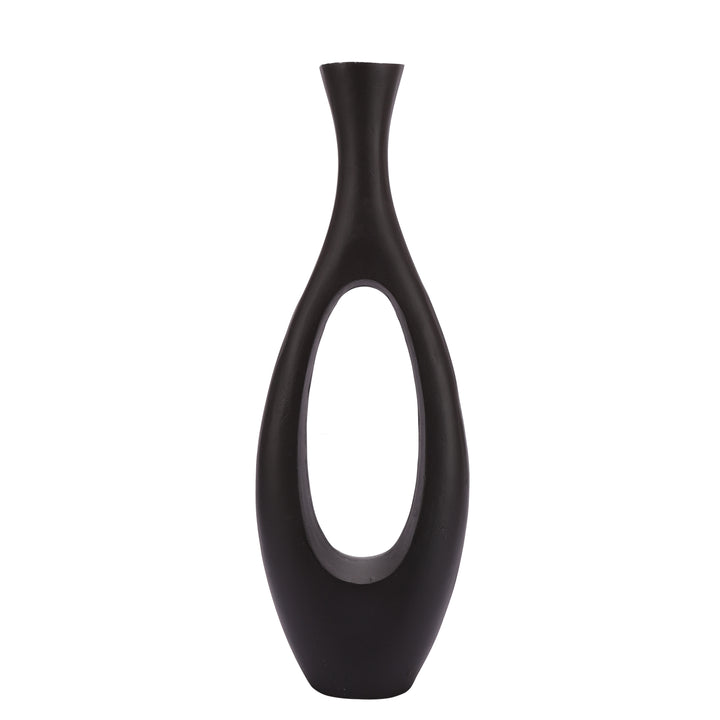 Expobazaar Oblong Raw Black Tone (Small) Aluminium Floor
