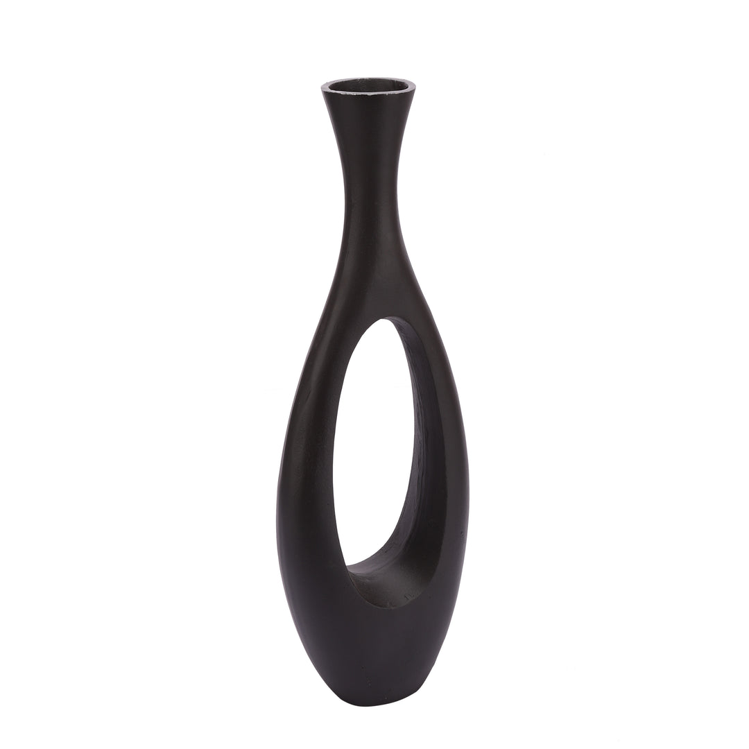 Expobazaar Oblong Raw Black Tone (Small) Aluminium Floor