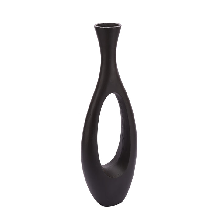 Expobazaar Oblong Raw Black Tone (Small) Aluminium Floor