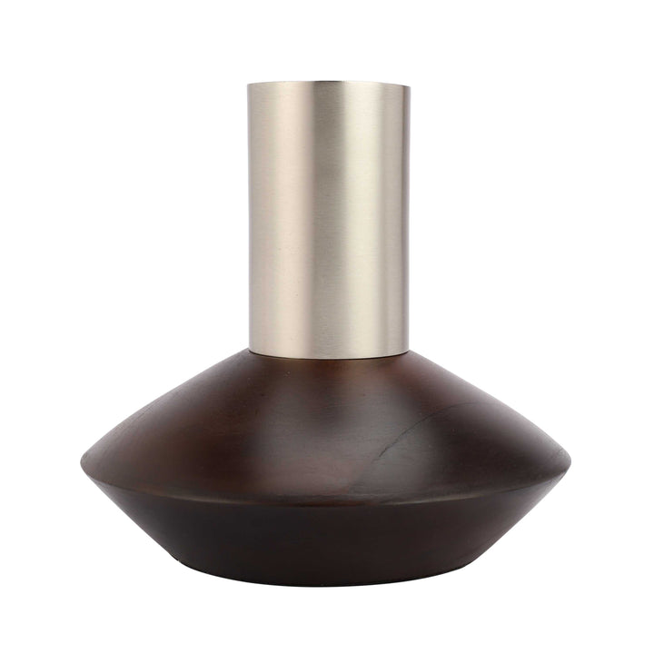 Short Deidra Brass Elegance Vase | Compact Vase for Modern Florals