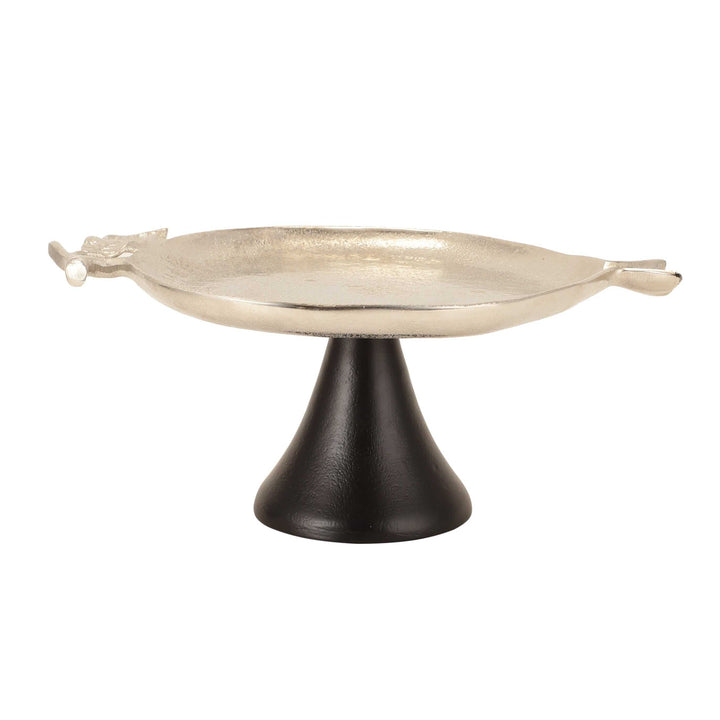 Pomegranate Metal Feast Platter | Durable Metal Tray for Elegant Dining