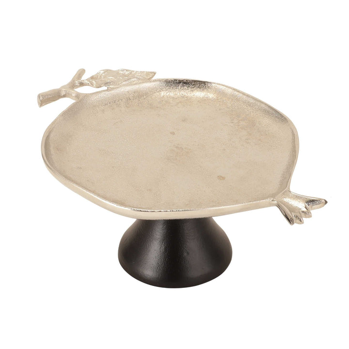 Pomegranate Metal Feast Platter | Durable Metal Tray for Elegant Dining