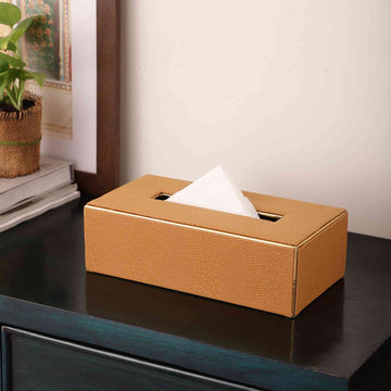 Slytherin Leather Napkin Box – Sleek Table Organizer