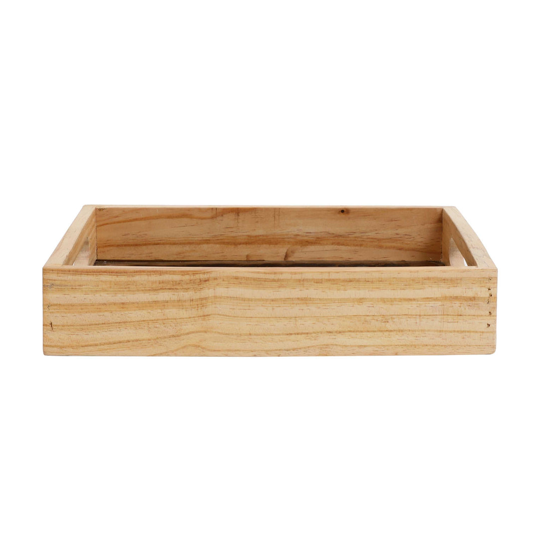 Hugo Brown Glass Sophisticate | Small Brown Glass Tray for Stylish Spaces