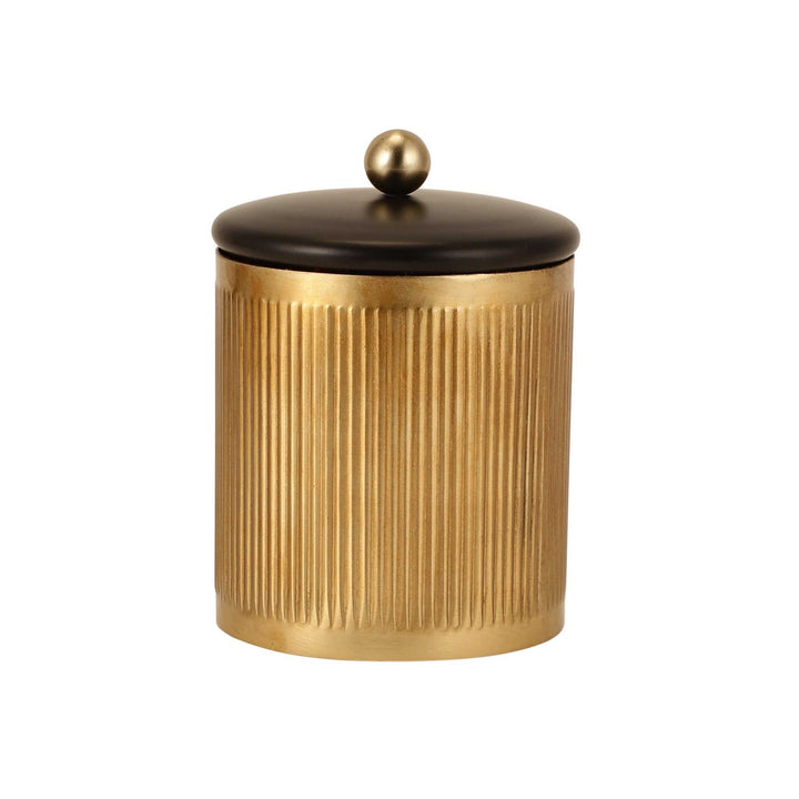 Luxora Gilded Storage Cylinder | Sleek Gold Box for Elegant Organization