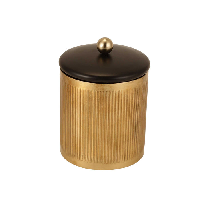 Luxora Gilded Storage Cylinder | Sleek Gold Box for Elegant Organization