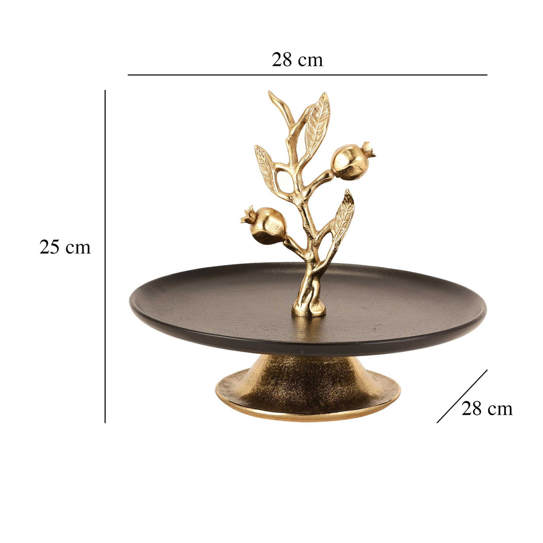 Pomegranate Metal Dessert Throne | Stylish Metal Cake Stand for Events