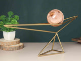 Cosmic Orb Triangle Sculpture | Modern Decorative Art