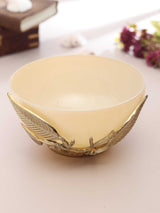 Vine-Wrapped Glass Treasure Bowl | Stylish Table Decor