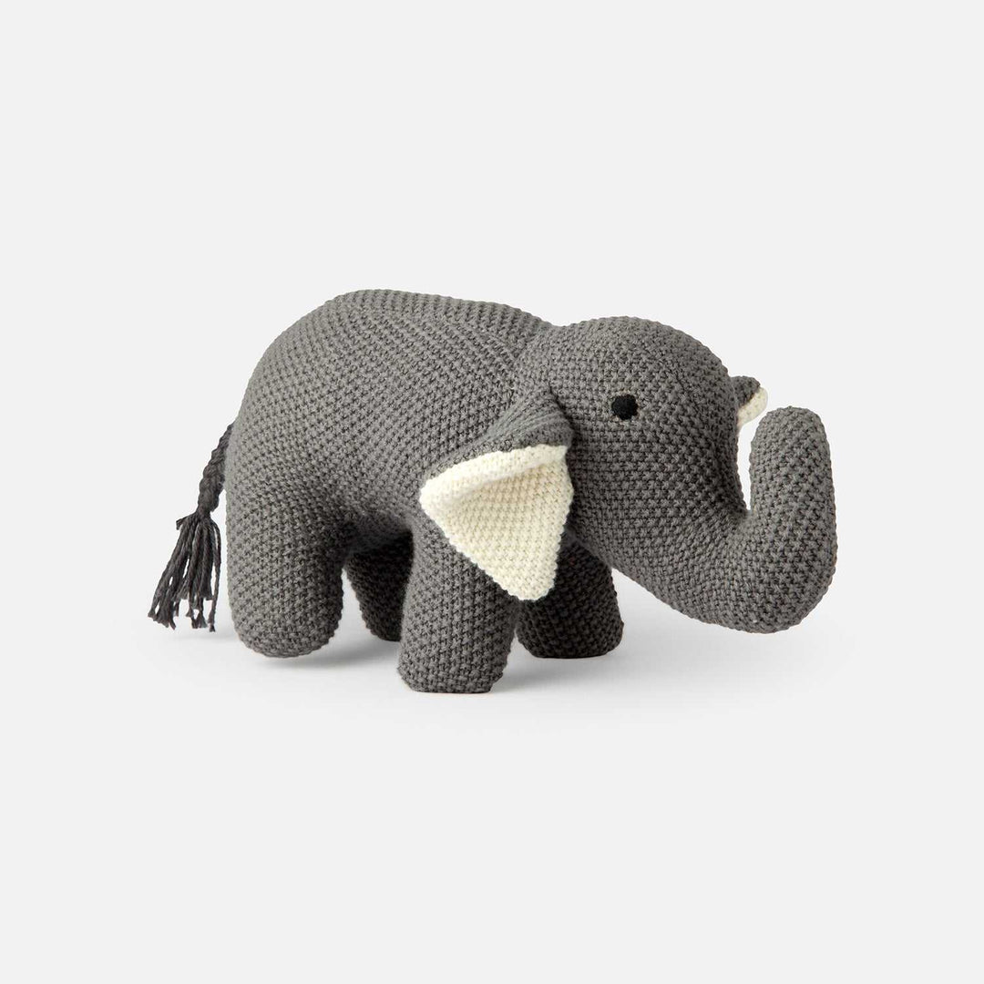Jodei the Knitted Elephant I Soft Nurturing Toy for Kids and Toddlers