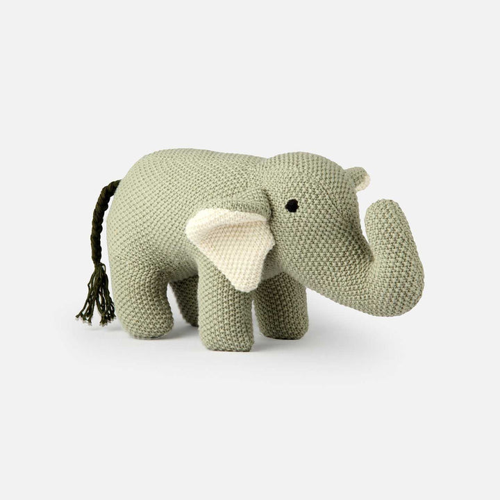 Jodei the Knitted Elephant I Soft Nurturing Toy for Kids and Toddlers