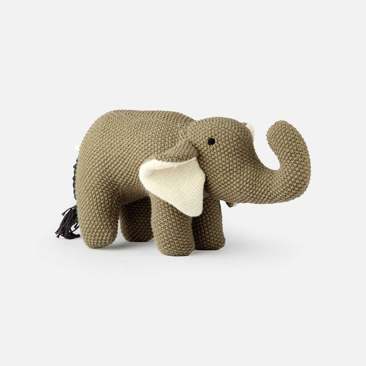 Jodei the Knitted Elephant I Soft Nurturing Toy for Kids and Toddlers