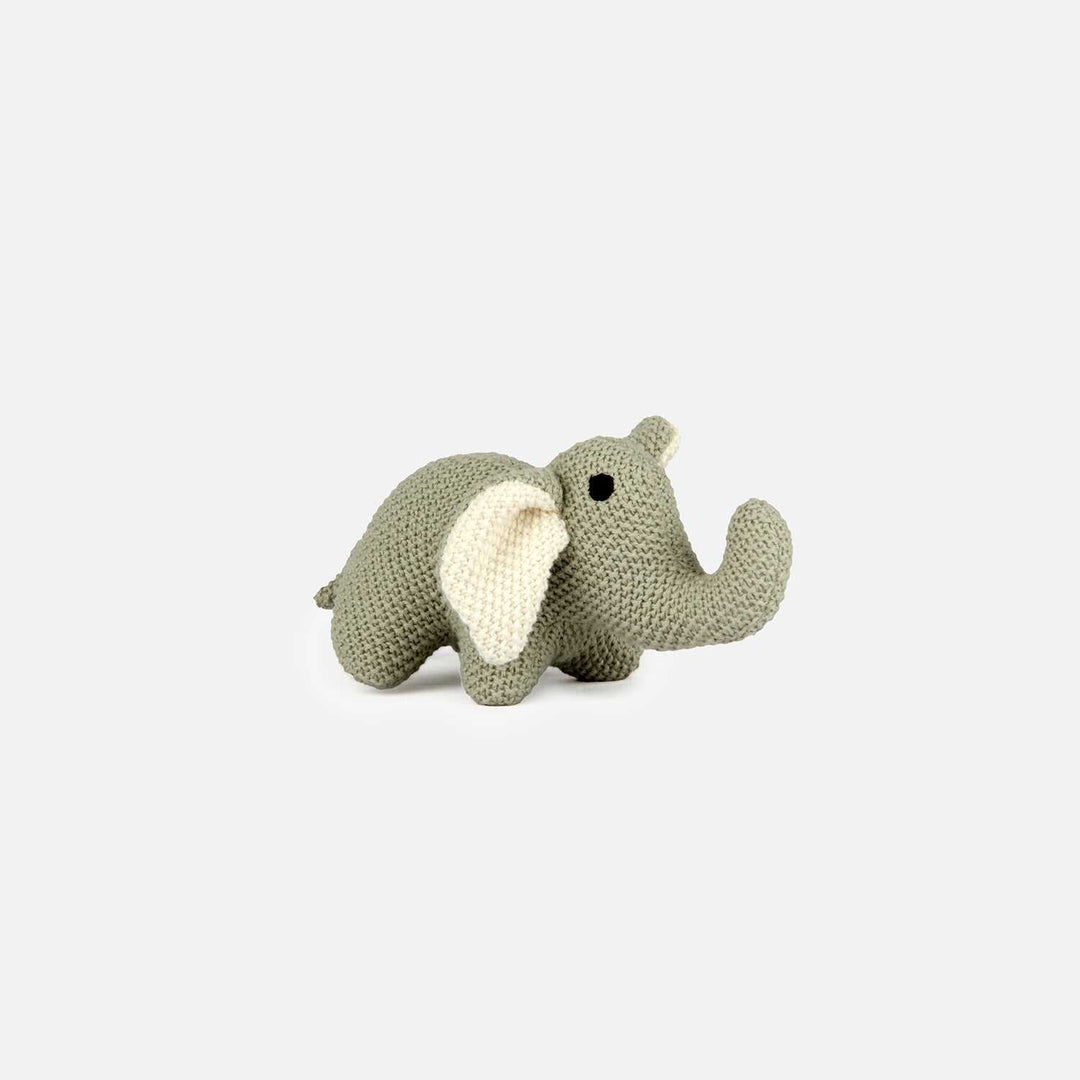 JoJo the Soft Knitted Elephant  I A Cuddly Comforting Companion