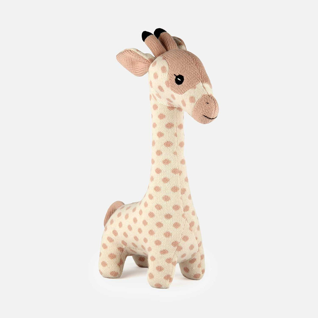 Polka Dotted Giraffe Soft Cuddle Toy for Babies