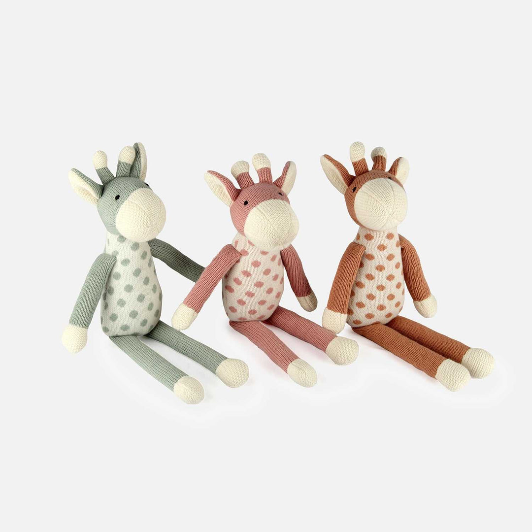 Dotty the Giraffe Soft Cuddly Toy for Kids in Pastel Colors