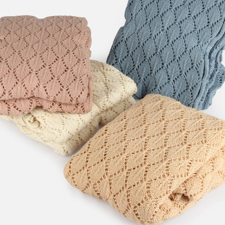 Diamond Design Baby Blanket Soft Cotton 80 x 100 cm