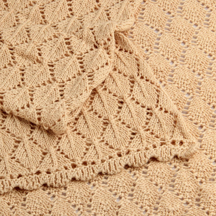 Diamond Design Baby Blanket Soft Cotton 80 x 100 cm