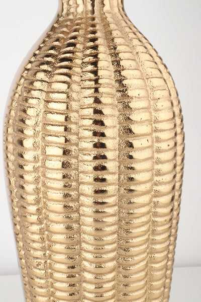 Serene Metallica Gold Vase | Sleek Gold/Silver Vase for Calm Elegance